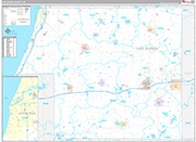 Van Buren Wall Map Premium Style